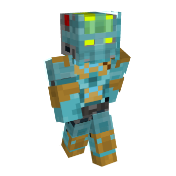 Bionicle Light Blue Minecraft Skin