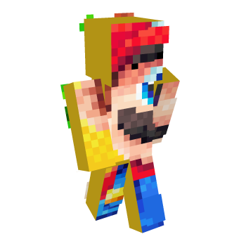 Gamecontest Mario Minecraft Skin