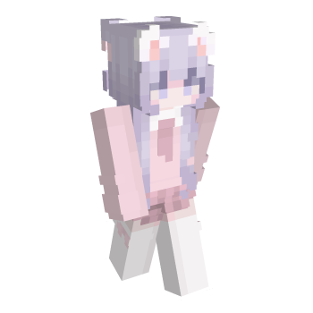 Girl White Minecraft Skin