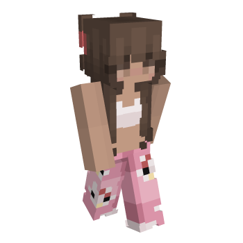 Girl Brown Hair Minecraft Skin