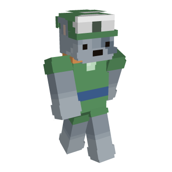 Rocky Cute Minecraft Skin
