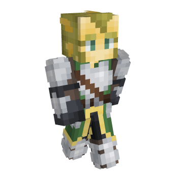 Silver Yellow Minecraft Skin
