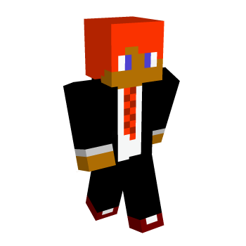 Red Blue Eyes Minecraft Skin