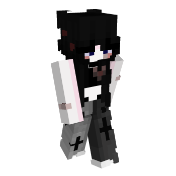 Heart Crosses Minecraft Skin