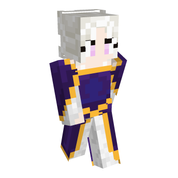 Gold Lilac Minecraft Skin