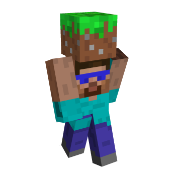 Holding Grass Minecraft Skin