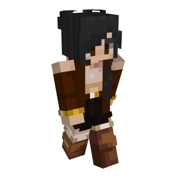 Skirt Brown Minecraft Skin