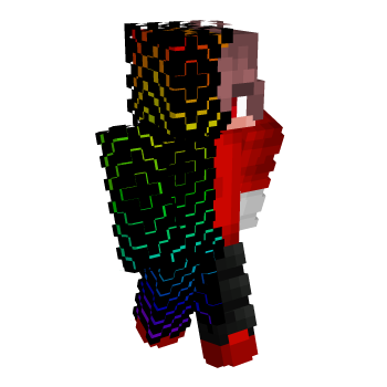 Red Effects Minecraft Skin