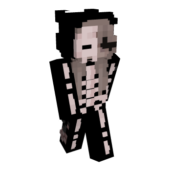 Halloween Skeleton Minecraft Skin
