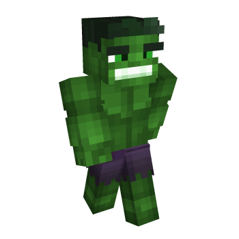 Hulk Buff Minecraft Skin