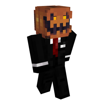 Pumpkin Halloween Minecraft Skin