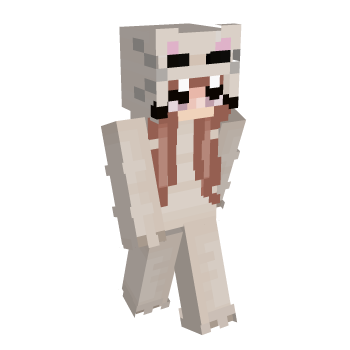 Curly Hair Cute Minecraft Skin