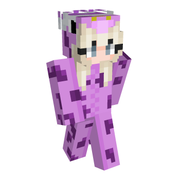 Christmas Purple Minecraft Skin