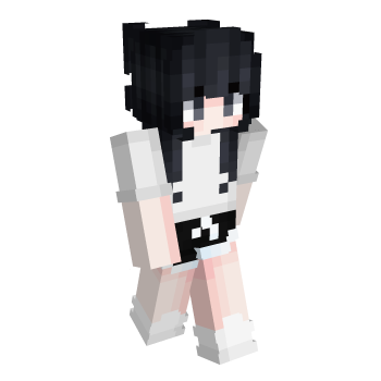 Girl Black Minecraft Skin
