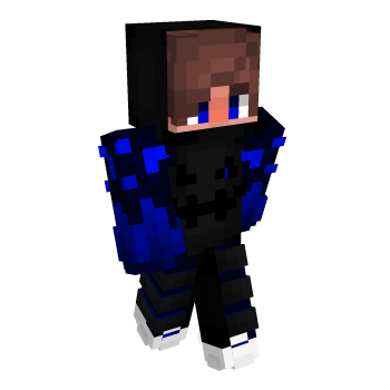 Blue Black Minecraft Skin