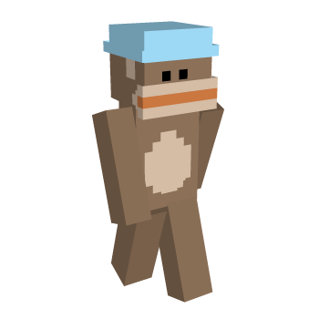 Monkey Blue Minecraft Skin
