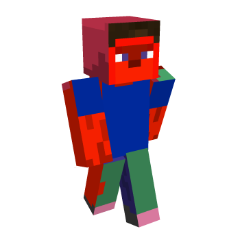 Color Colorful Minecraft Skin