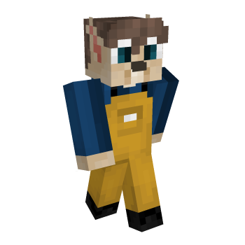 Hair Green Minecraft Skin