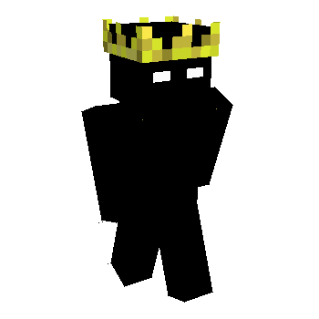 Crown Black Minecraft Skin