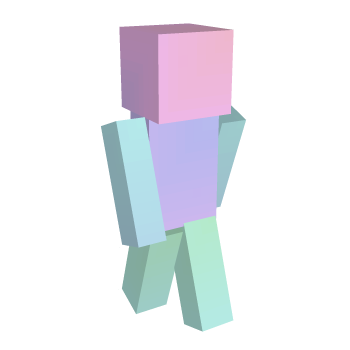 Gradient Pink Minecraft Skin