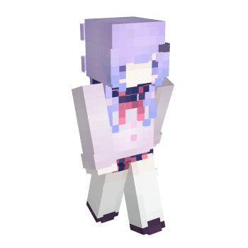 Purple Hair Purple Minecraft Skin