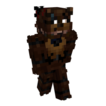 Five Nights At Freddys Glowing Eyes Minecraft Skin