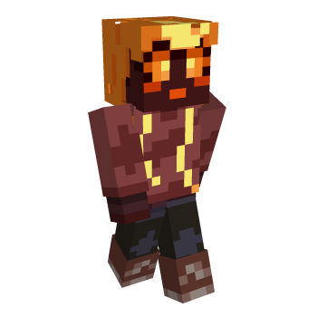 Hoodie Nether Minecraft Skin
