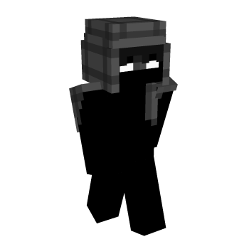 Black Dark Minecraft Skin