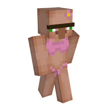 Villager Bikini Minecraft Skin