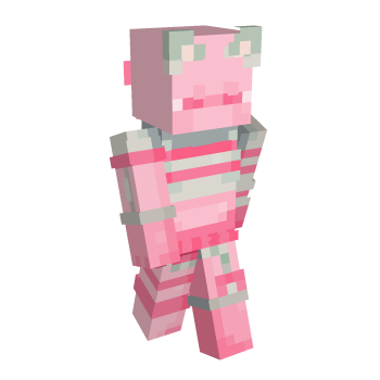 Cute Pink Minecraft Skin