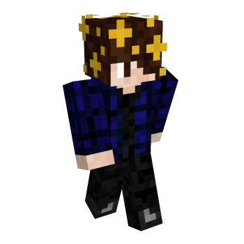 Blue Stars Minecraft Skin