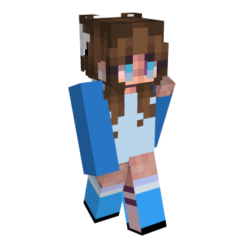 Sky Blue Minecraft Skin