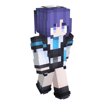 Purple Blue Minecraft Skin