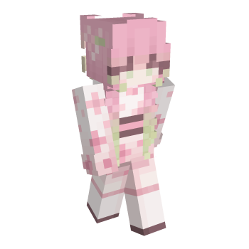 Cherry Pink Minecraft Skin
