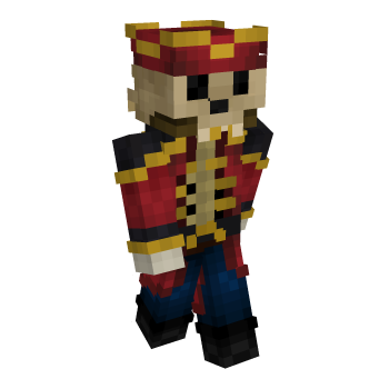 Drowned Skeleton Minecraft Skin