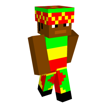 Rasta Dude Minecraft Skin