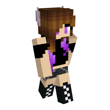 Purple Werewolf Minecraft Skin