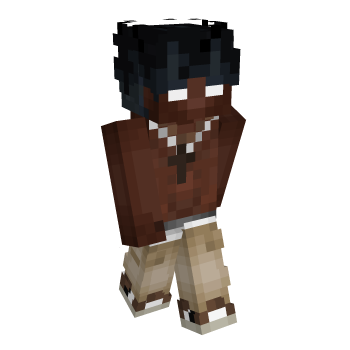 Shirtless Cross Minecraft Skin