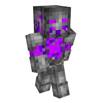 Golem Glowing Eyes Minecraft Skin
