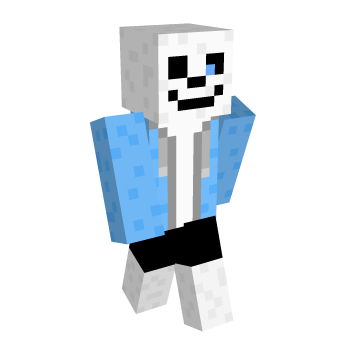 Undertale Sans Minecraft Skin