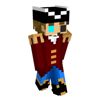 Youtuber Pirate Minecraft Skin