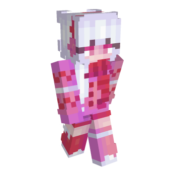 Red White Minecraft Skin