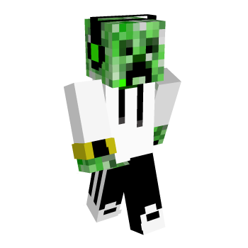 Gamer Creeper Minecraft Skin