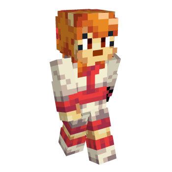 Hair Ginger Ribbon Minecraft Skin