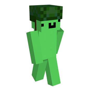 Green Derp Minecraft Skin