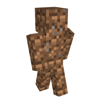 Block Dirt Minecraft Skin