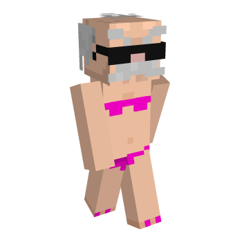 Grandfather Bikini Minecraft Skin