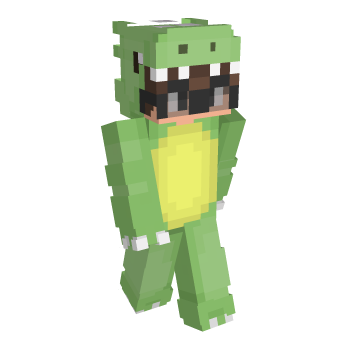 Green Dino Minecraft Skin