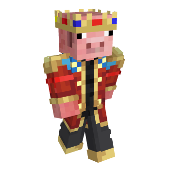 King Technoblade Minecraft Skin