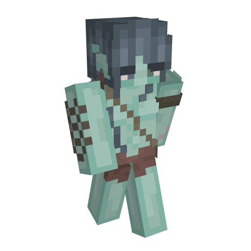 Cyan Blue Minecraft Skin | Laby